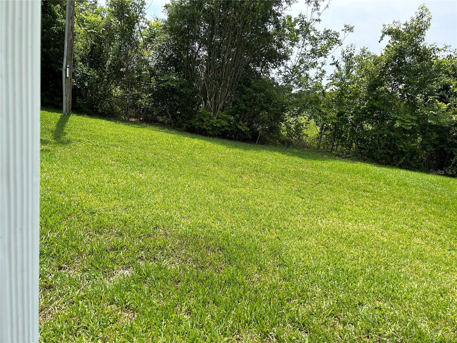 private backyard
