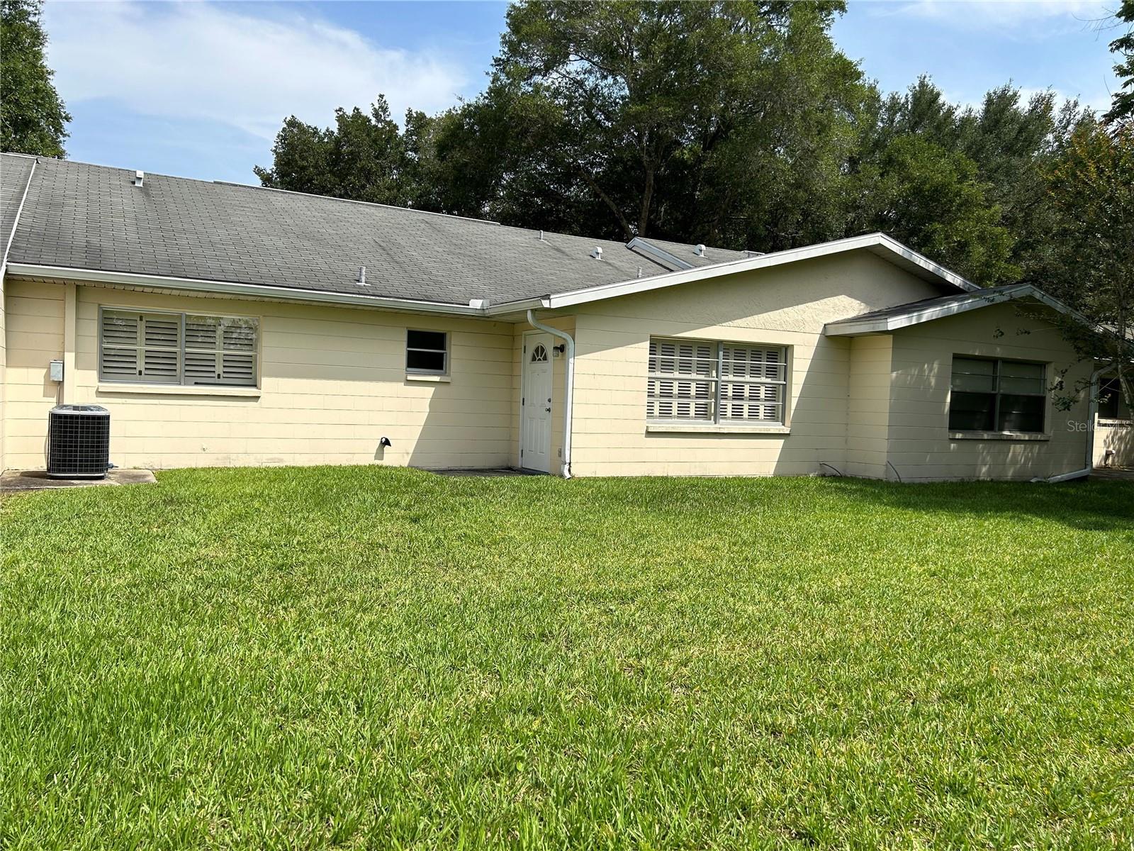 view of house in back