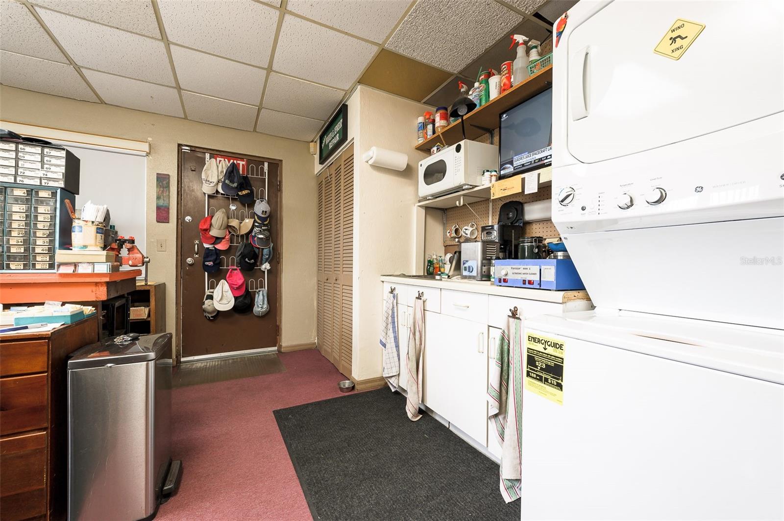 North side kitchenette/office