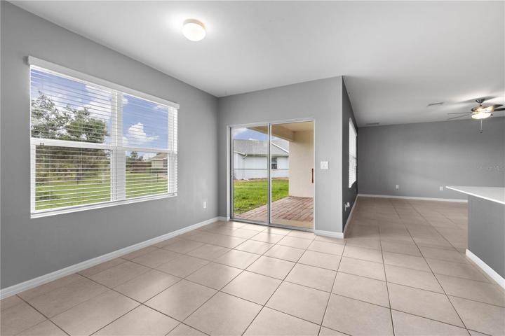 Dining area/family room