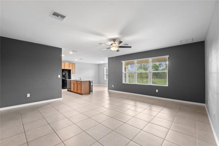 Great Room. light and bright and tons of tile