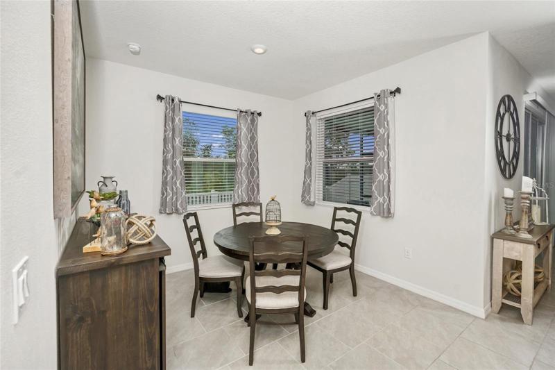 Eat-in kitchen area