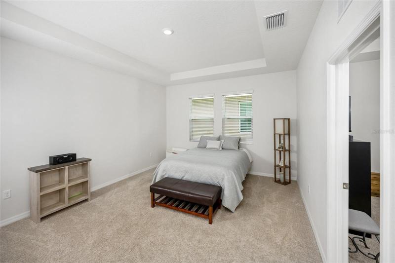Living area in multi-generation area, used as 3rd bedroom