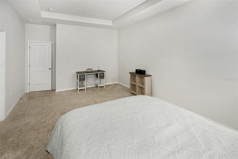 Living area in multi-generation area, used as 3rd bedroom