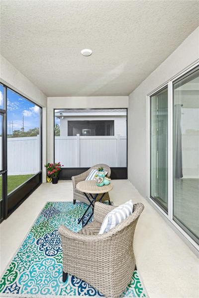 Screened lanai