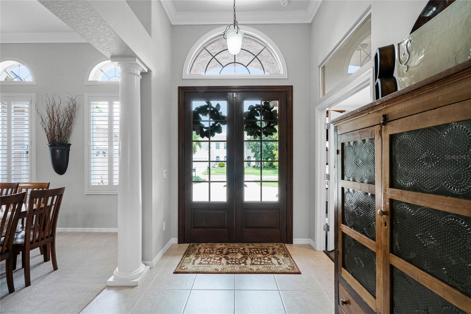 FOYER: Gorgeous Weather Resistant Double Door