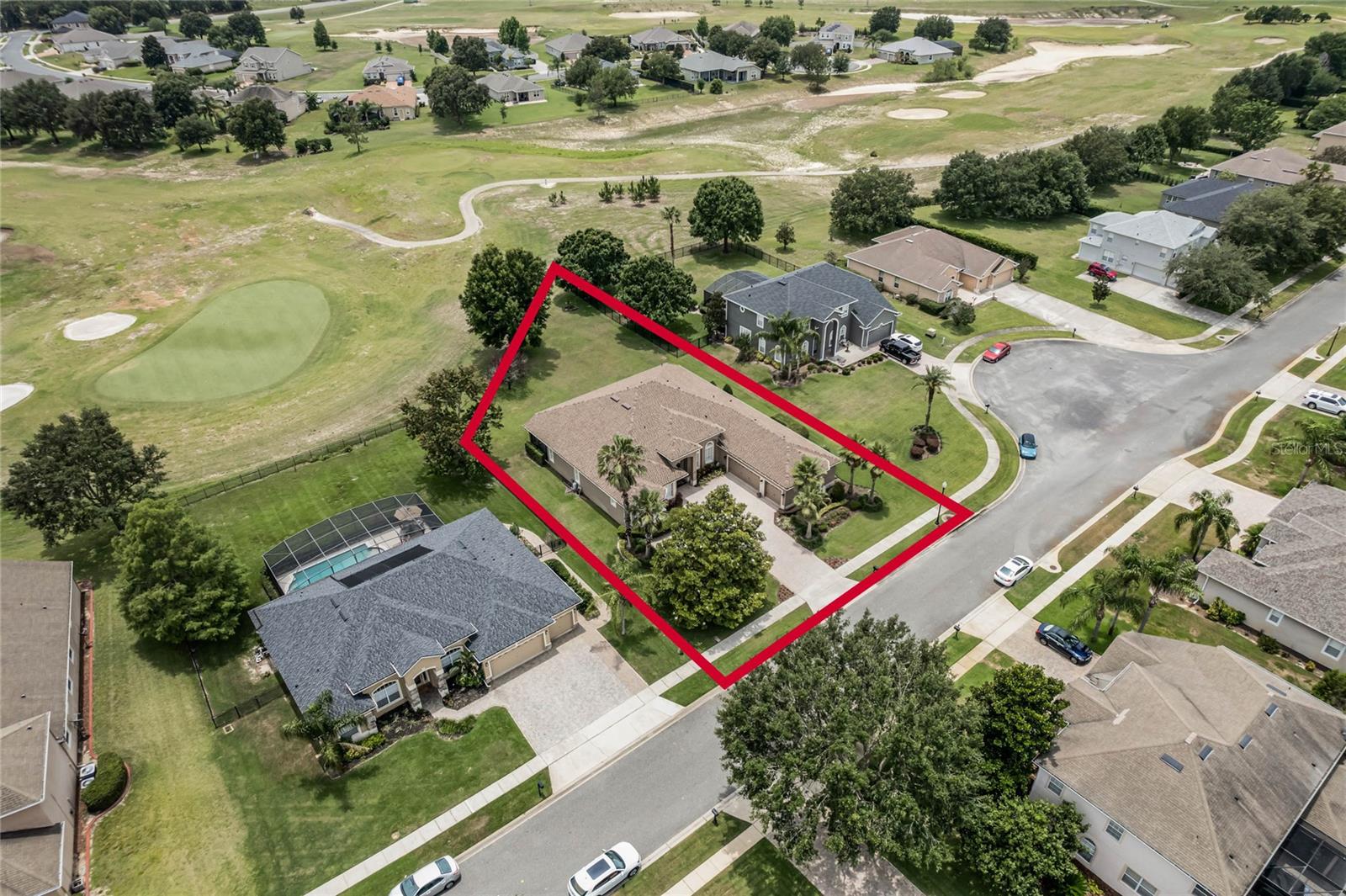 AERIAL VIEW: 12TH FAIRWAY OF EAGLE DUNES GOLF CLUB