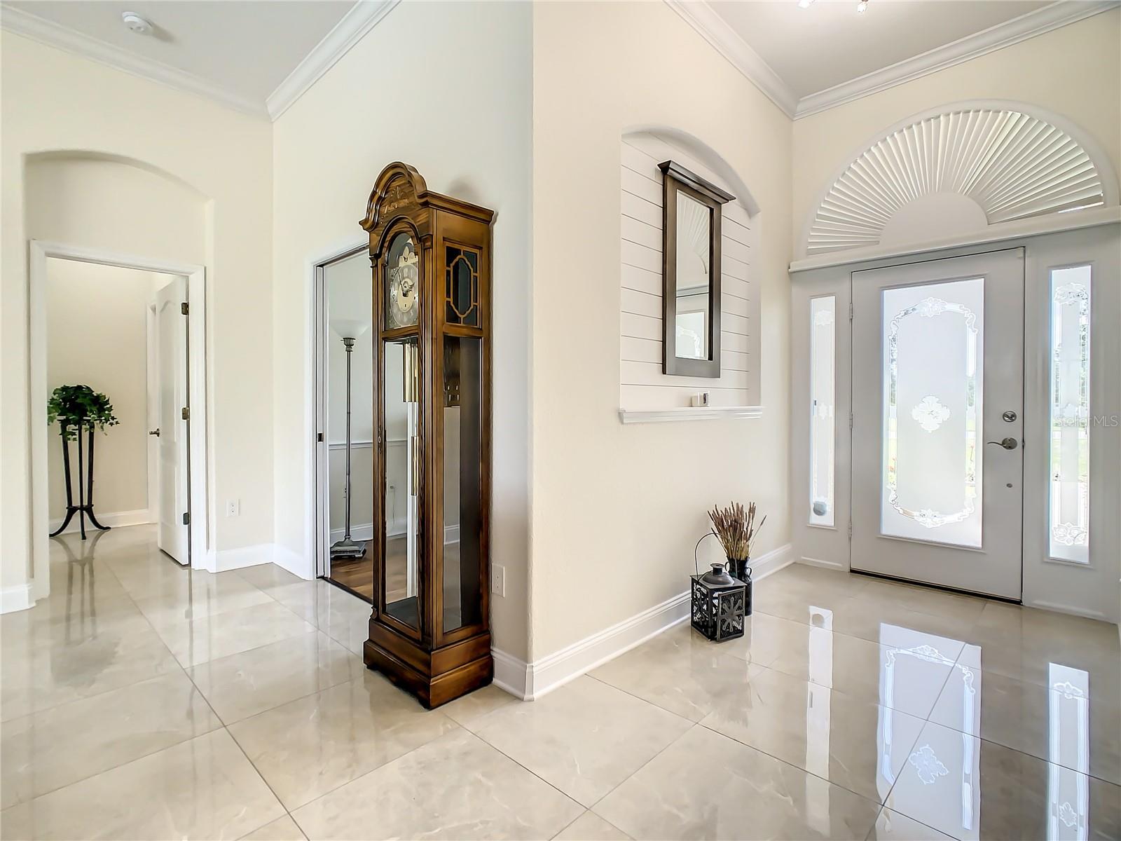 Entrance and office entrance