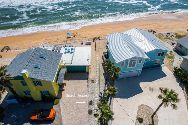 Looking to South Flagler Beach