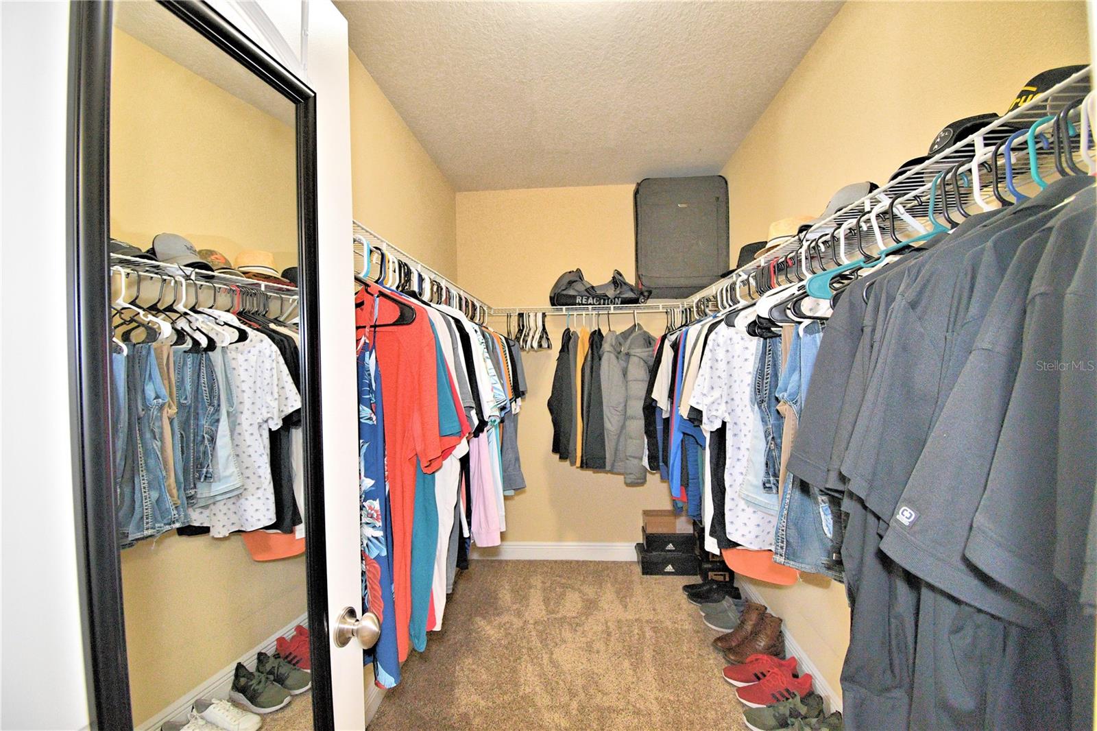 large walk-in closet