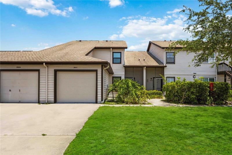 Attached Garage with Door Access into Kitchen