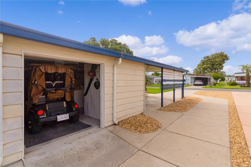Golf cart garage