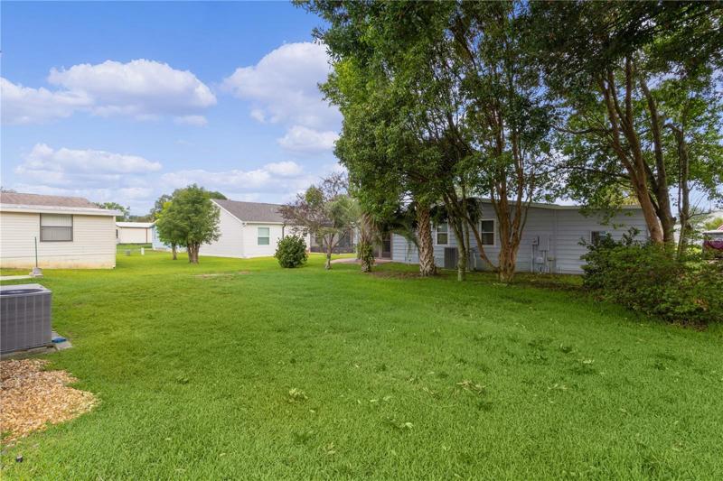 larger backyard
