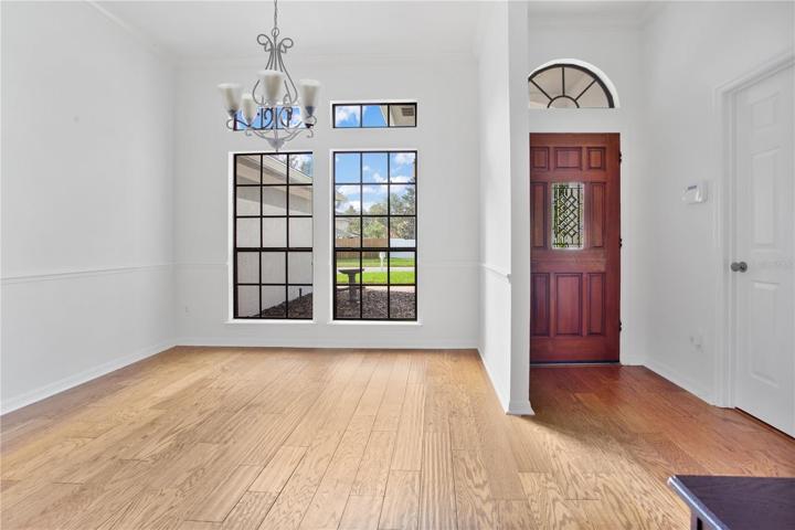Dinning Room/Front Entrance View