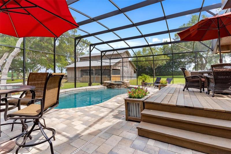 Lanai and Pool Area