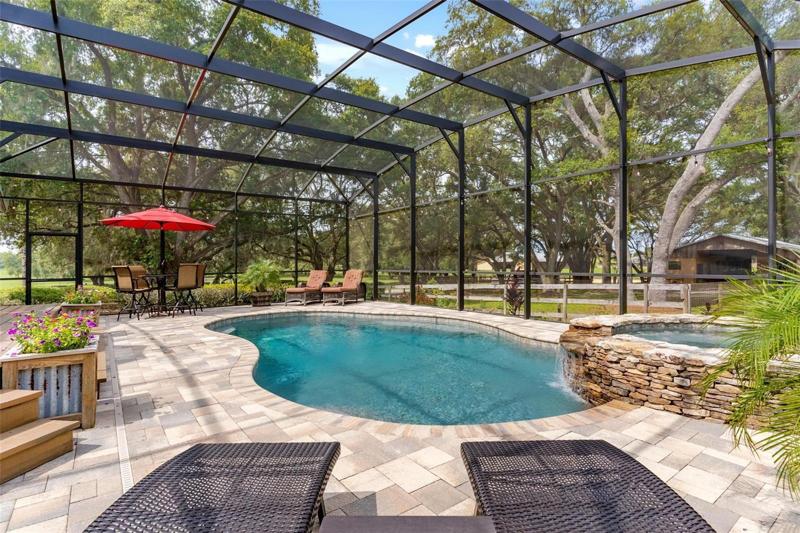 Screen Enclosed Pool Area