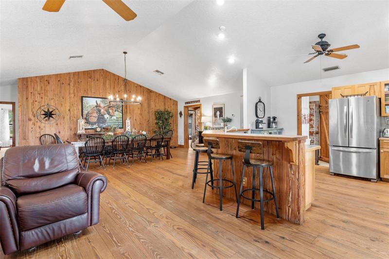 Kitchen and Dining Area