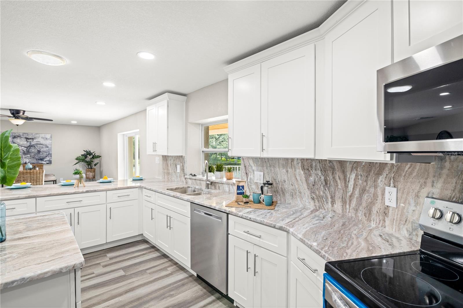 Another view of the kitchen