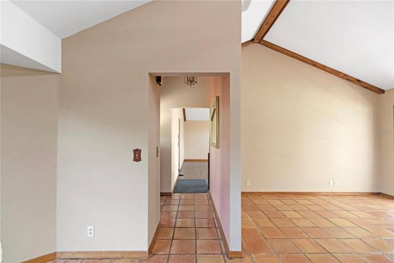 From Dining Room to Front Entryway
