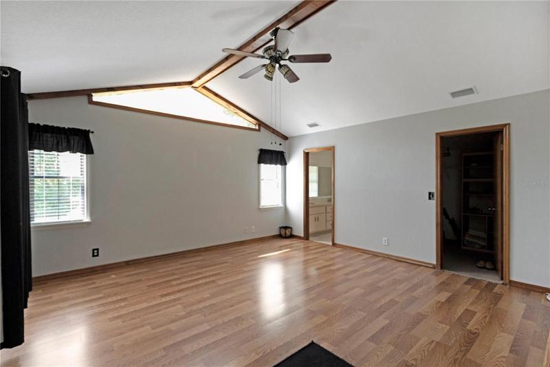 Master Bedroom w/Sliders to back porch