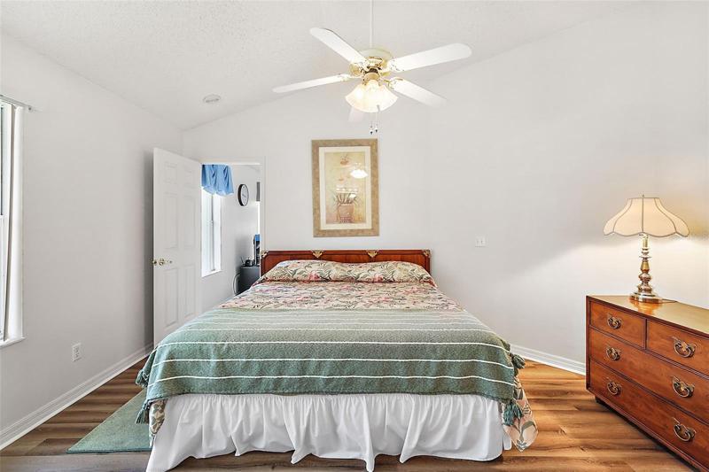 Master bedroom w/luxury vinyl plank flooring