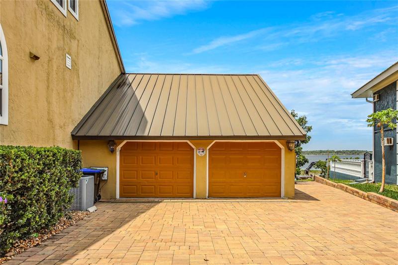 Oversized 2 car garage with separate living area