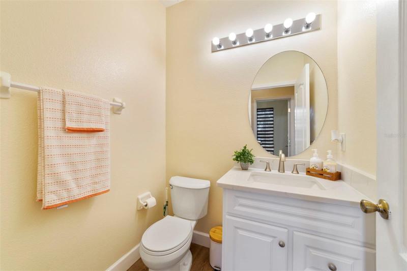 half bath on first floor