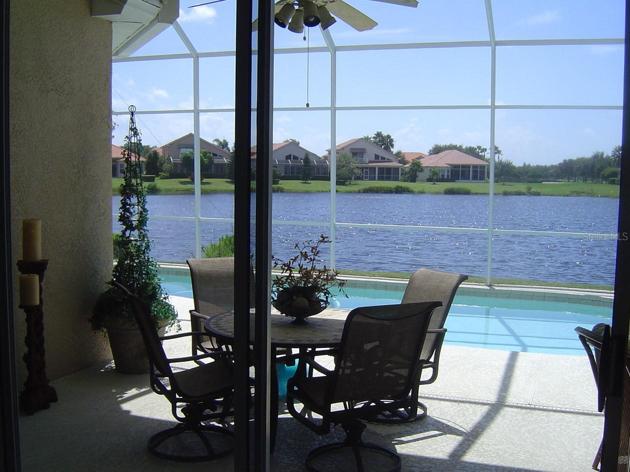 view through living room sliders