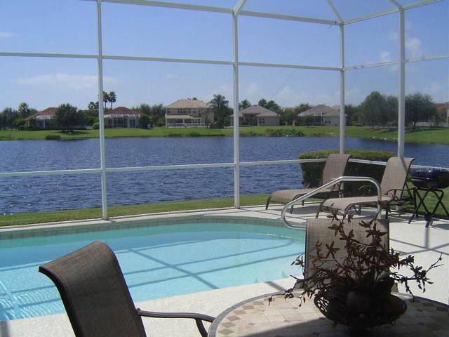 view through living room sliders