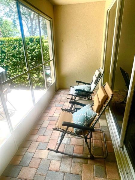 Screened lanai