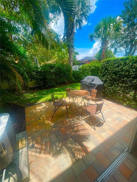 Paver back patio