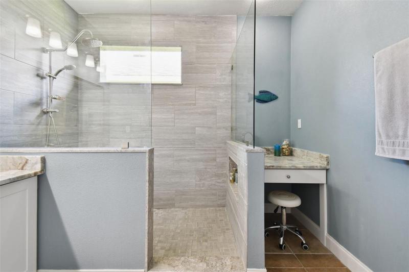 Master Bathroom - Shower and Sitting Area