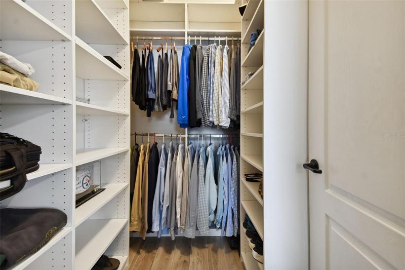 Master Closet - His