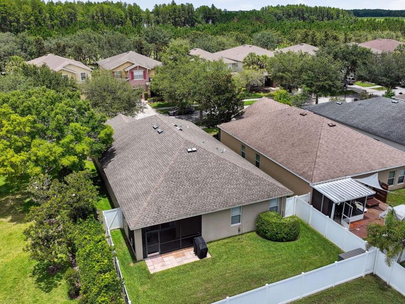 Angle Aerial of Back