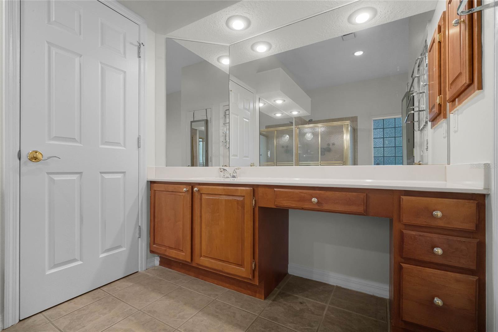 Master bathroom second vanity