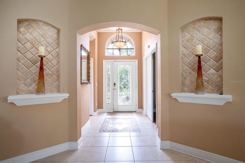 View of the front door foyer