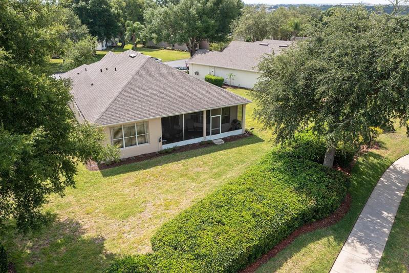 Aerial View from the  back of the home