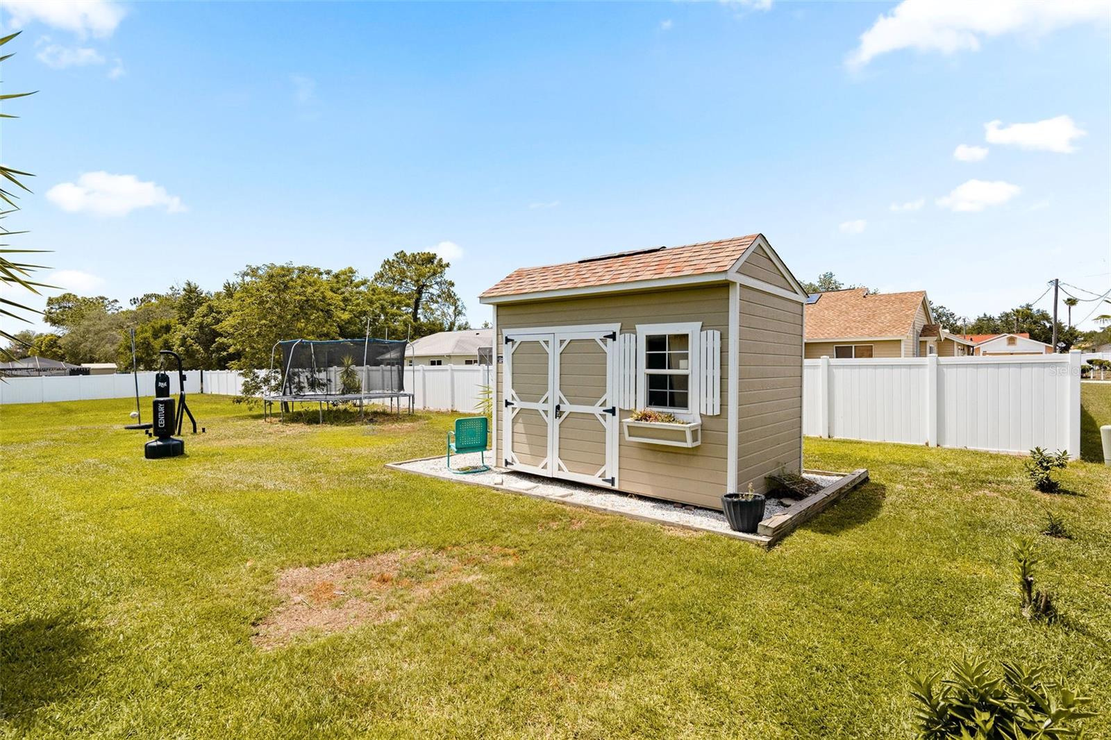 Shed backyard