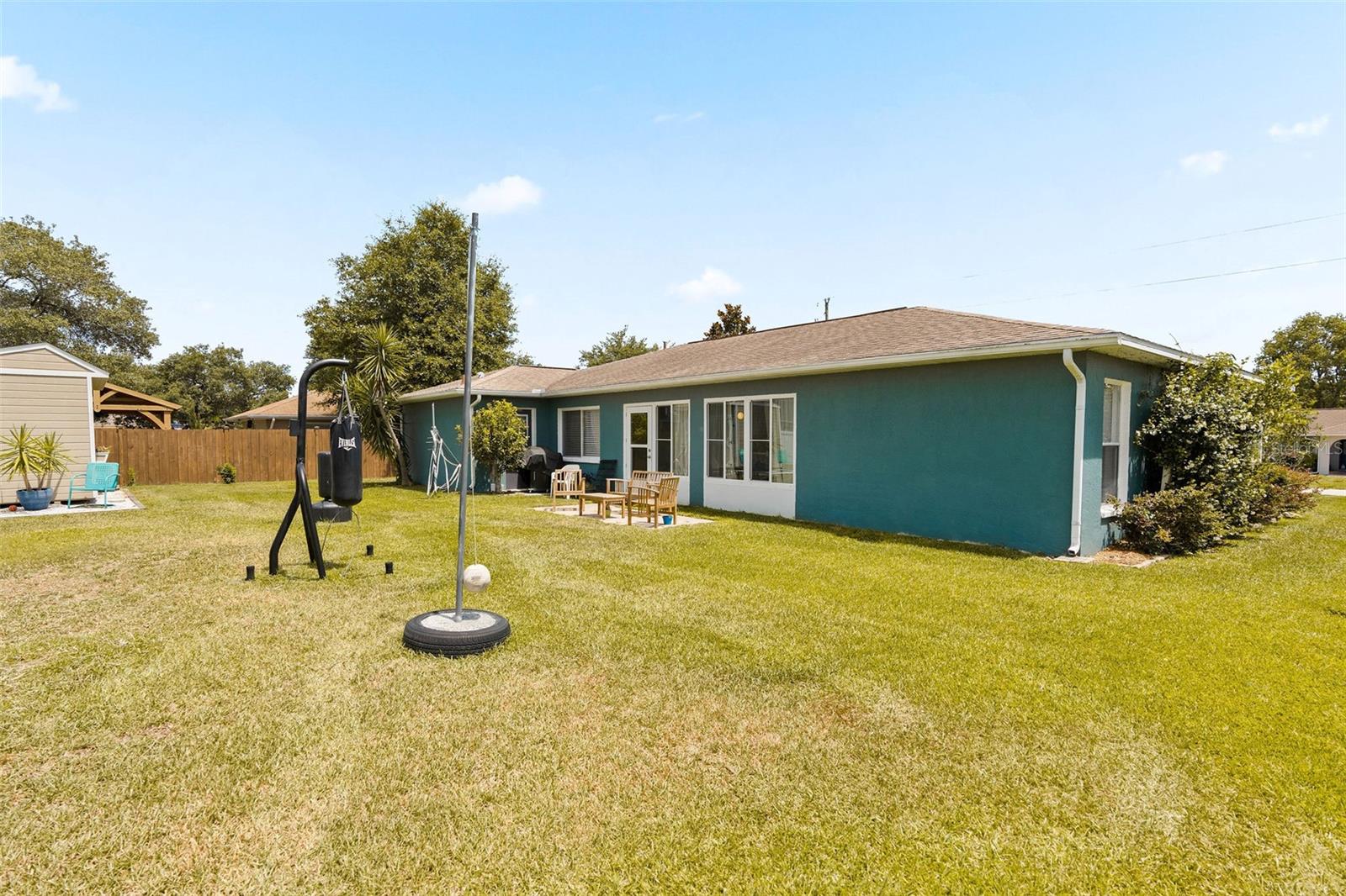 Backyard rear