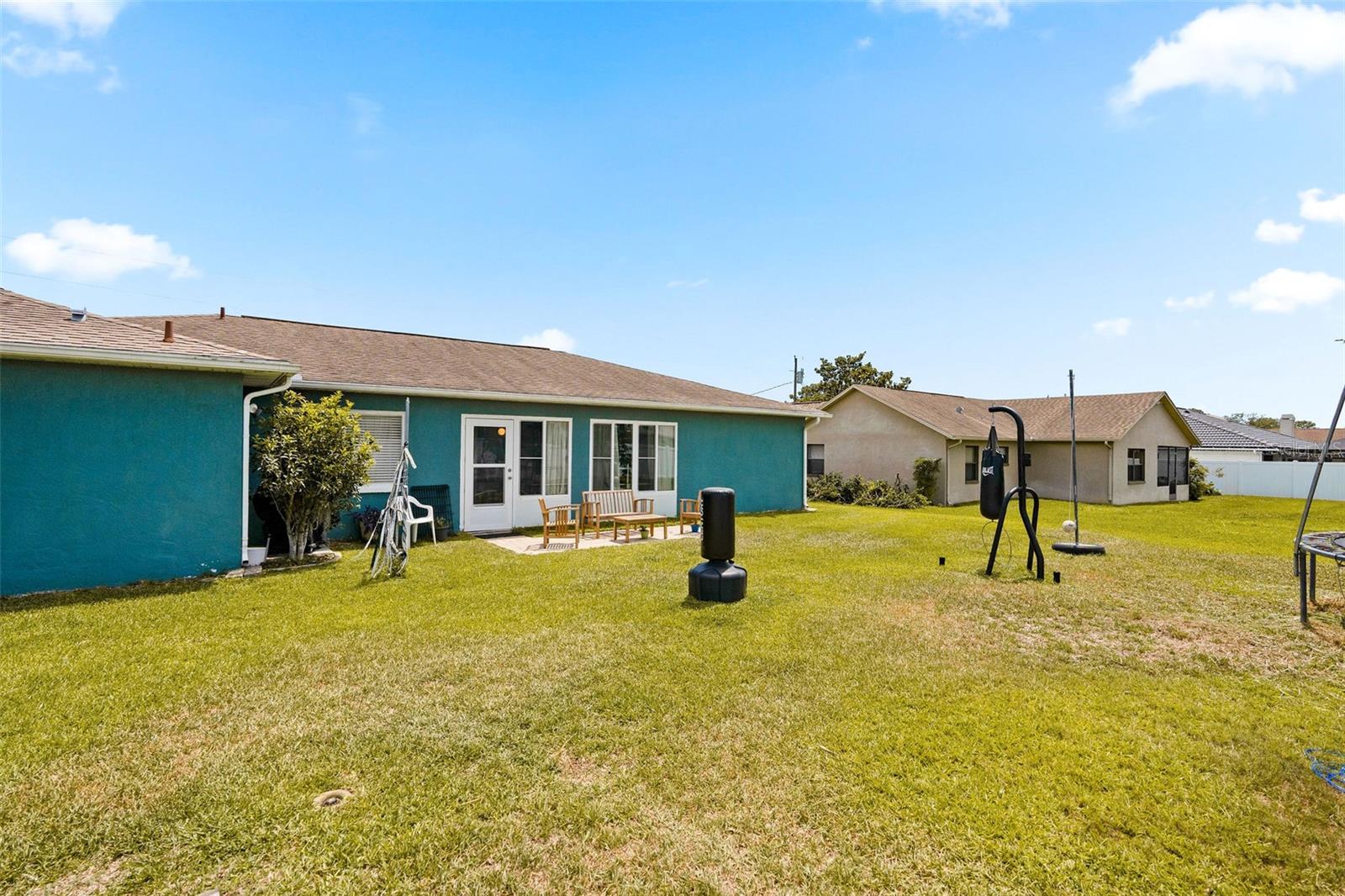 Backyard rear