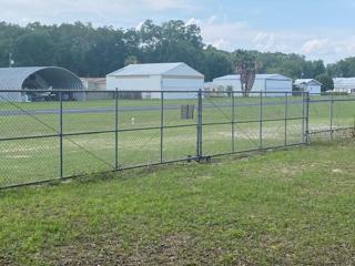 gate to private runway