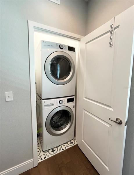 Laundry closet