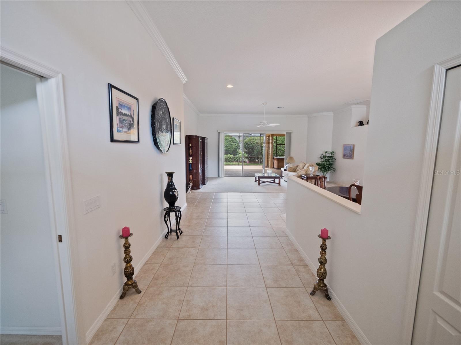 Grand hallway entrance