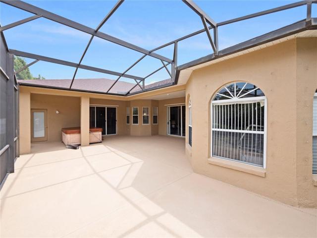 Back porch is perfect for entertaining. 25' x 29'