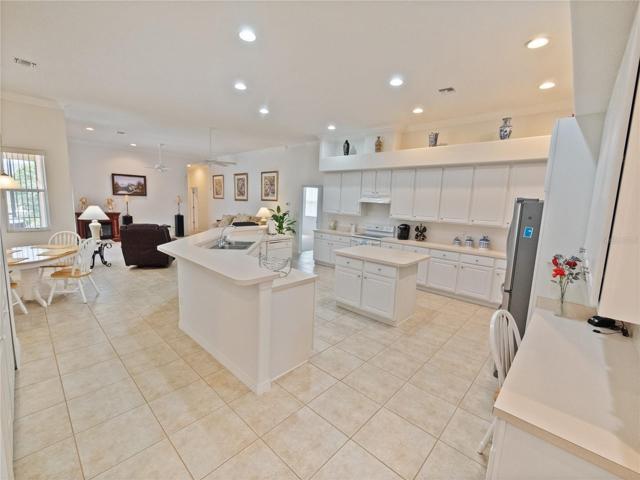 Beautiful clean, crisp kitchen with tons of 42