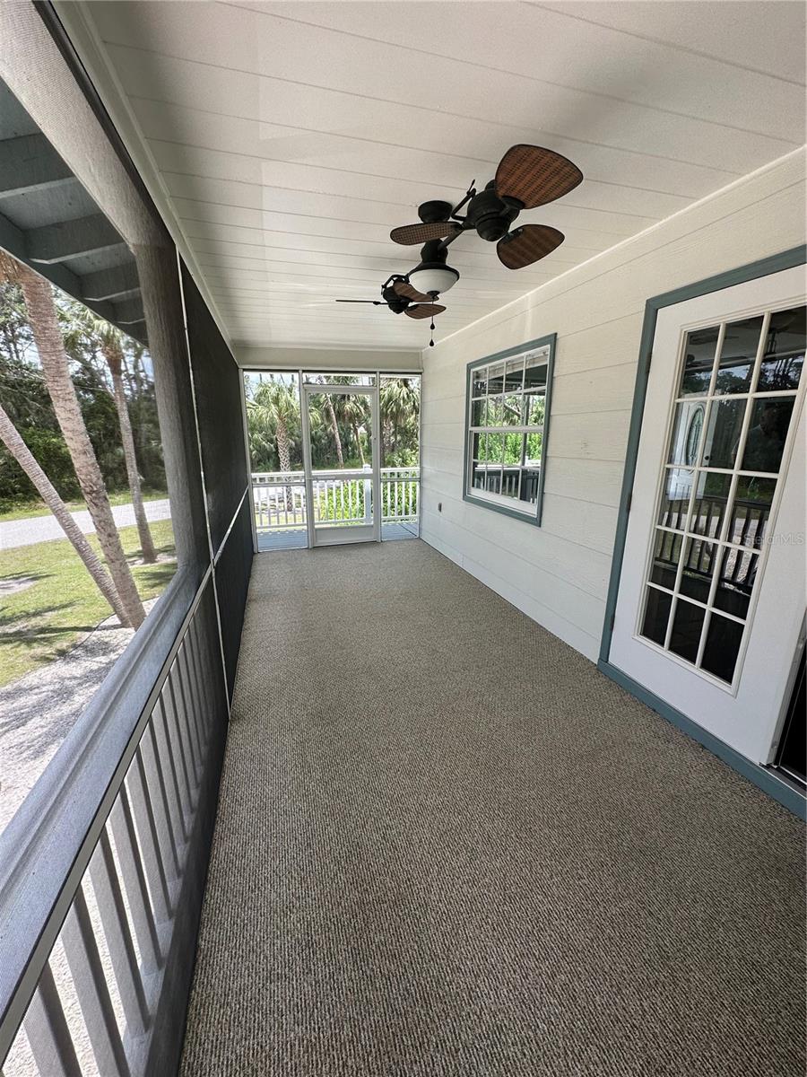Wrap around screened in porch
