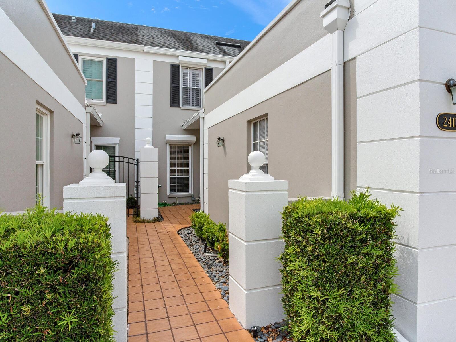 Front walkway