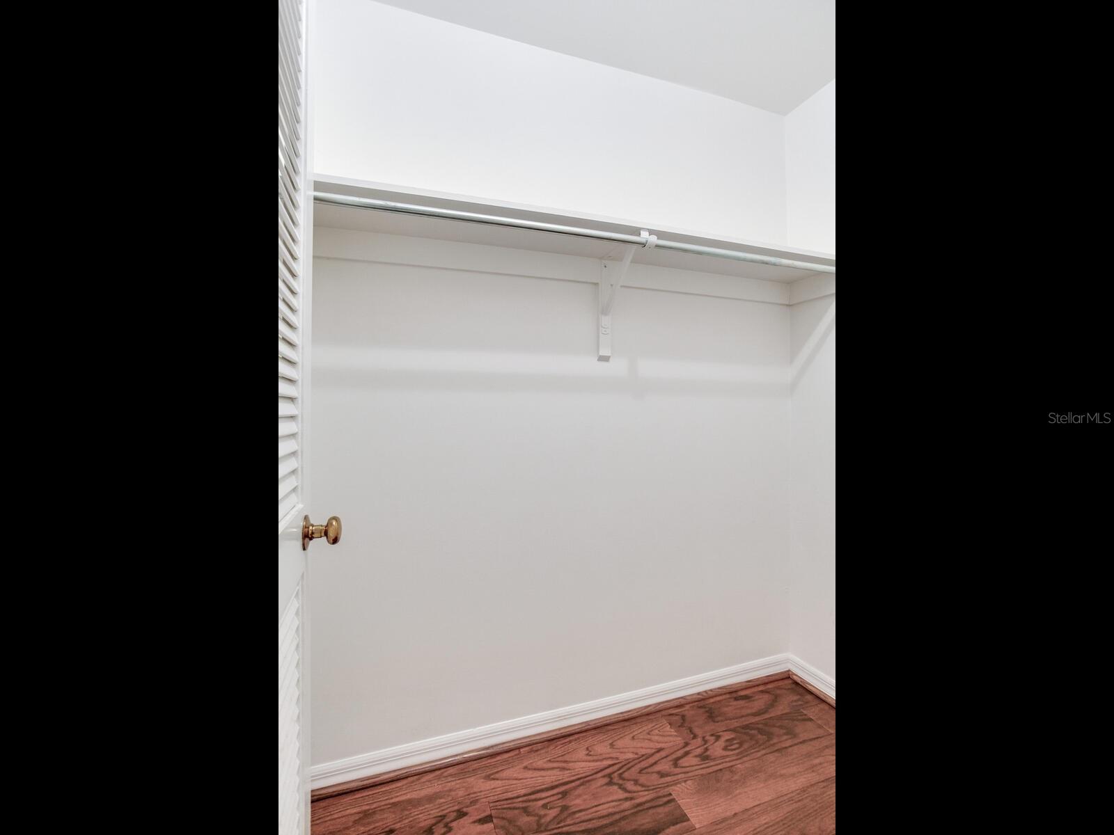 Walk-in closet in 2nd bedroom