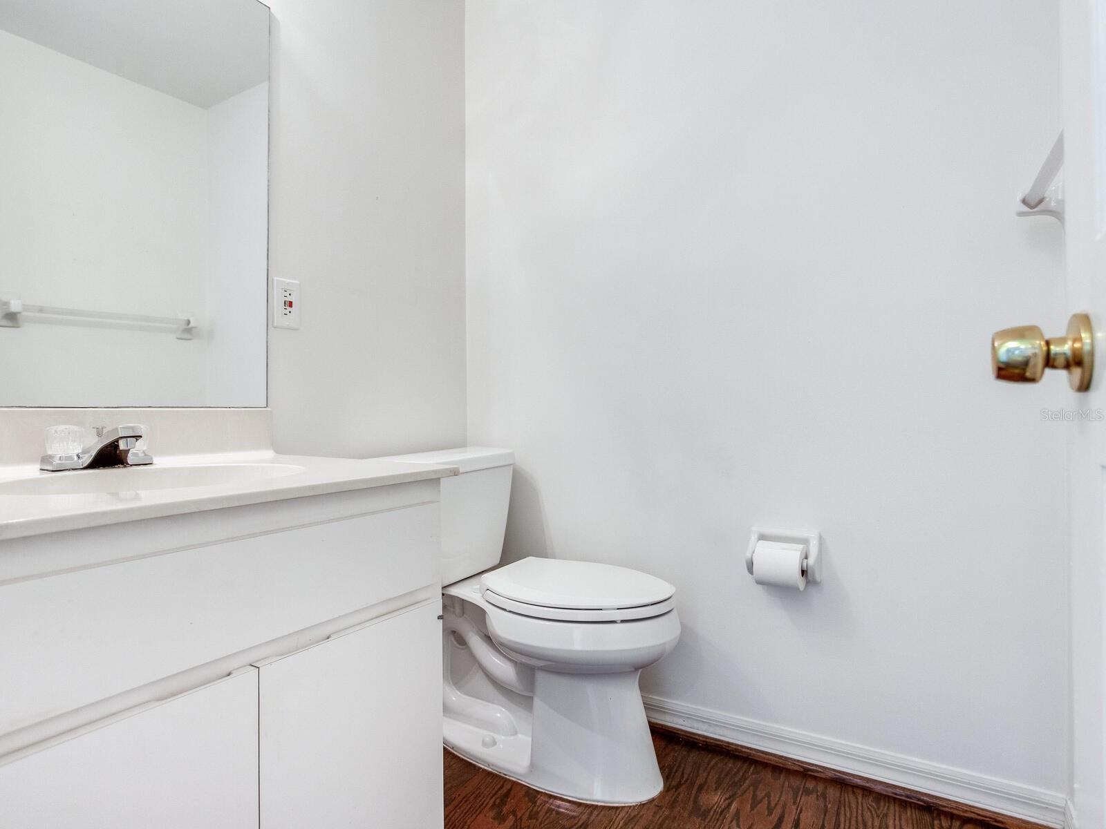 1st floor half bath