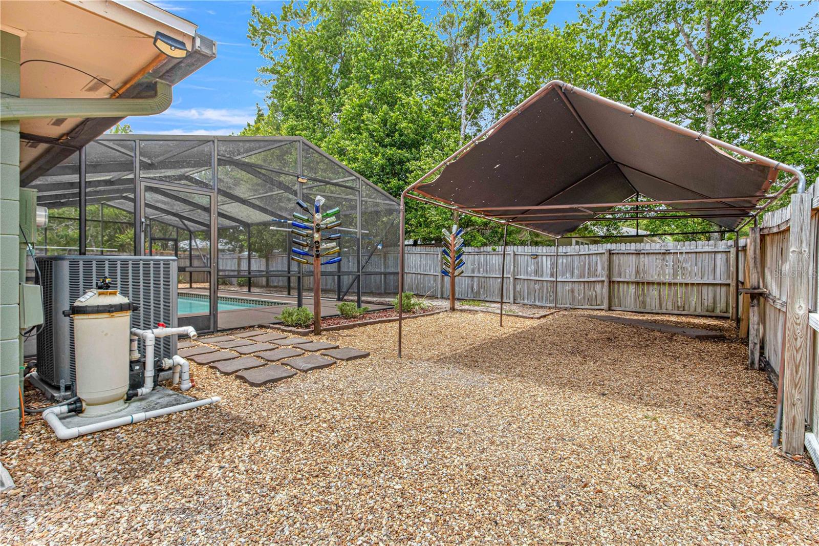 fenced in storage